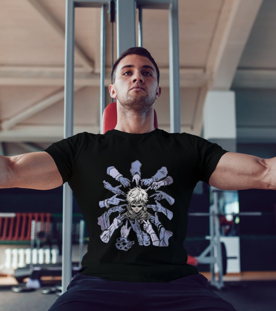 Gojo Satoru Surrounded By Pointing Hands Jujutsu Kaisen Style Anime T-Shirt