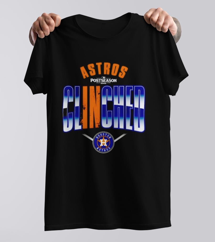 Houston Astros Postseason Clinched 2026 T-Shirt