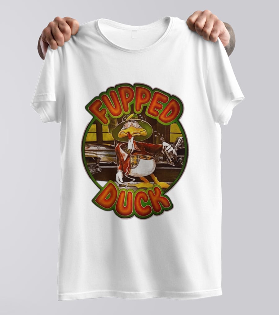 Fupped Duck Vintage Style 1979 Tipsy Cartoon Nostalgia T-Shirt