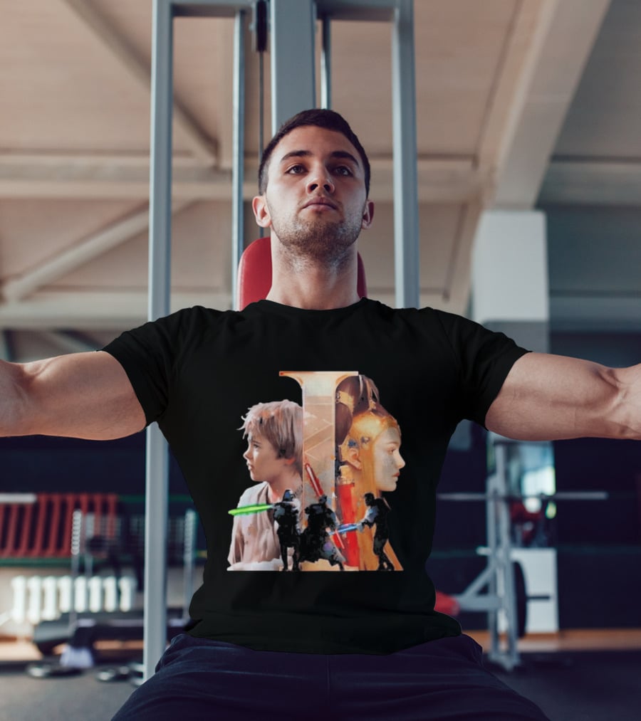 Rebel Scums The Phantom Menace 25th Anniversary Celebration With Iconic Characters And Lightsabers T-Shirt