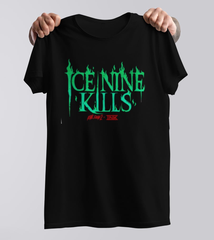 Ice Nine Kills Evil Dead 2 INK Collaboration Metalcore T-Shirt