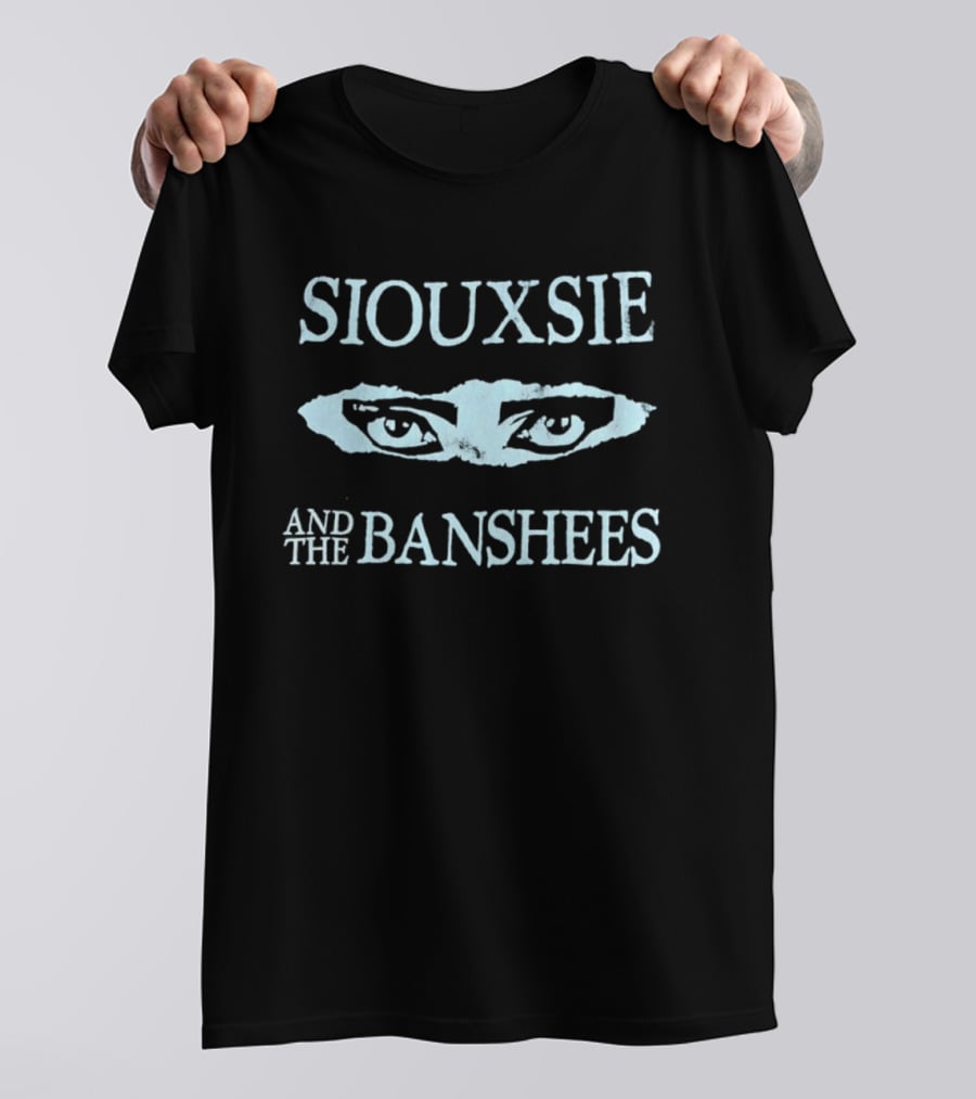 Siouxsie And The Banshees Distressed Eyes Band Merchandise T-Shirt