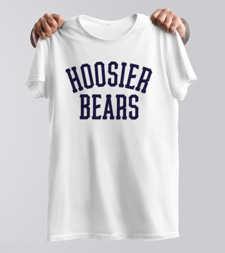 Hoosier Bears Indiana College Sports Team Fan T-Shirt