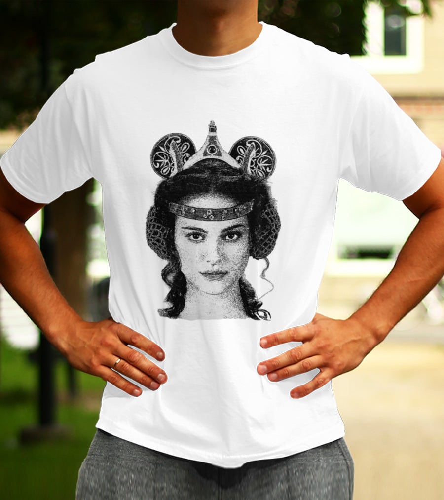 Queen Amidala Oversized Disney Mickey Ears T-Shirt