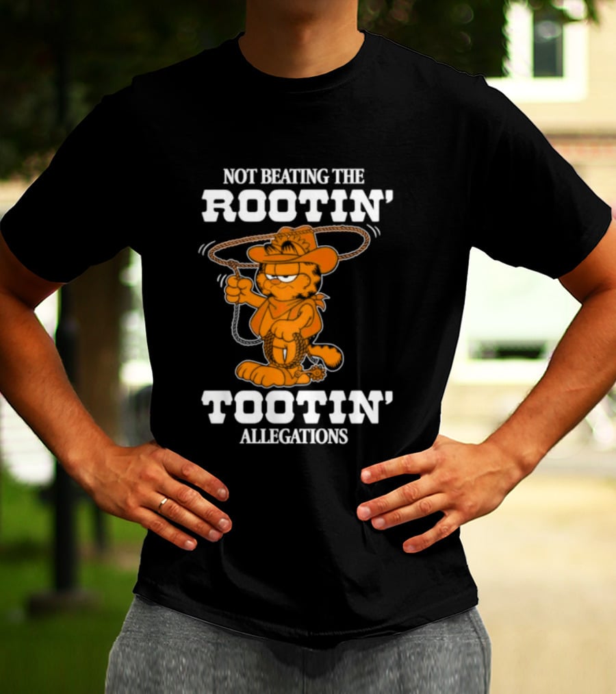 Lasagna Cat Not Beating The Rootin' Tootin' Allegations Cowboy T-Shirt