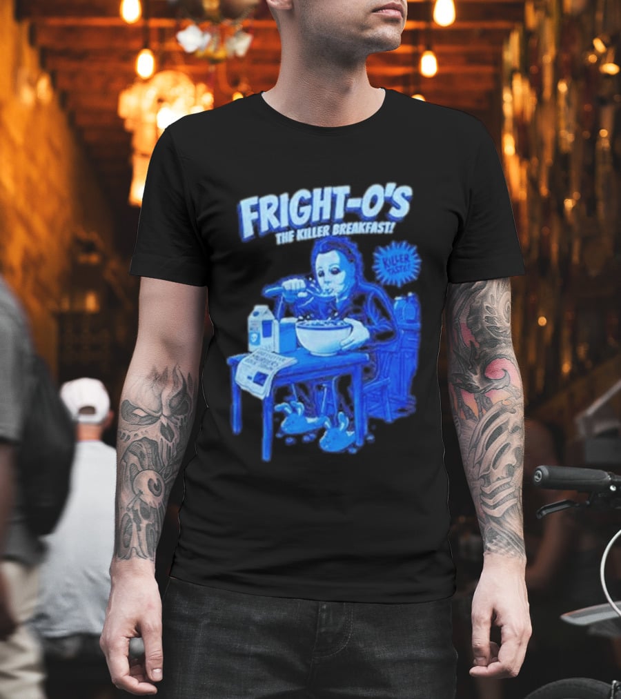 Fright O's The Killer Breakfast Cereal Halloween Michael Myers Killer Taste T-Shirt