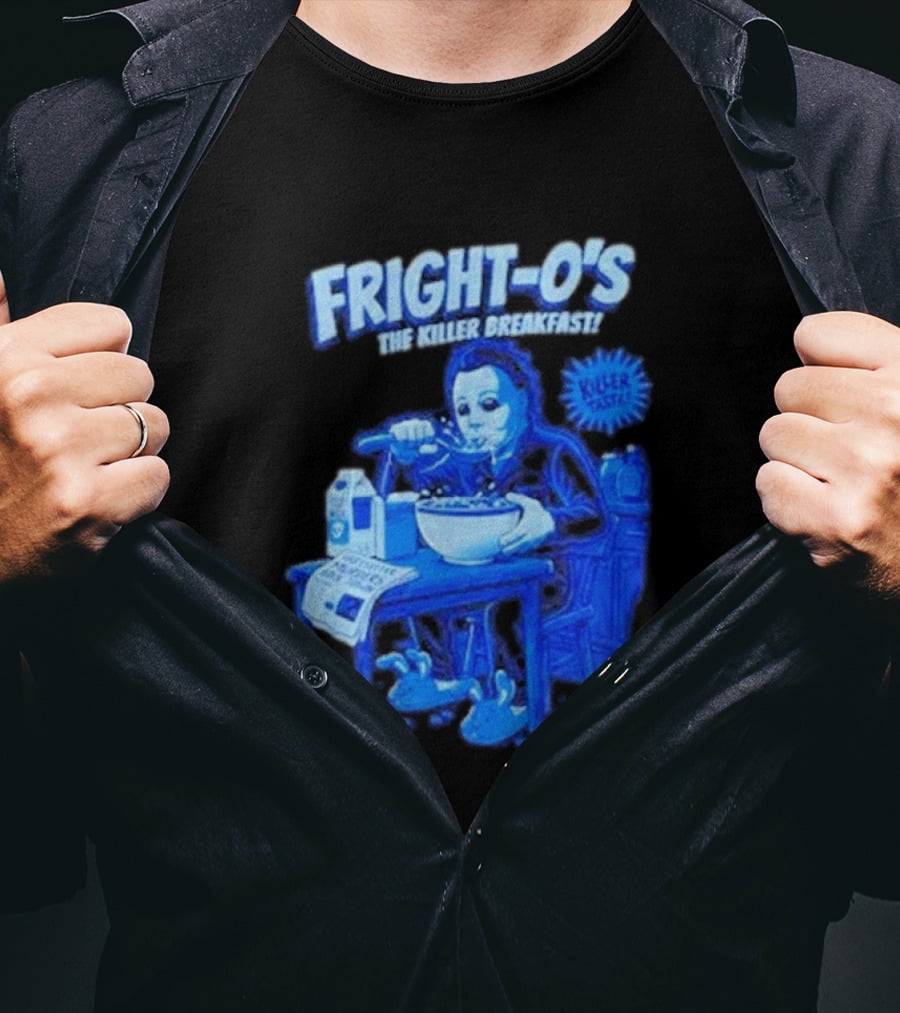 Fright O's The Killer Breakfast Cereal Halloween Michael Myers Killer Taste T-Shirt