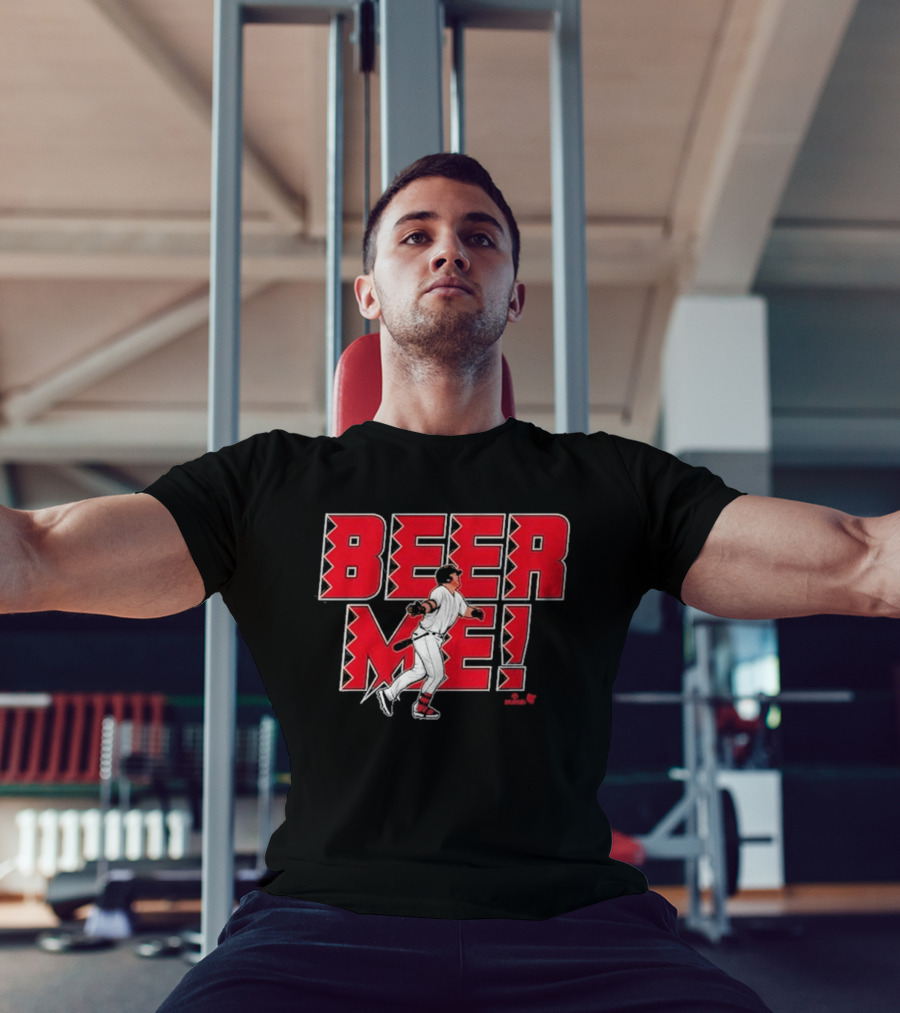 Beer Me Baseball Humor Seth Beer Playful T-Shirt