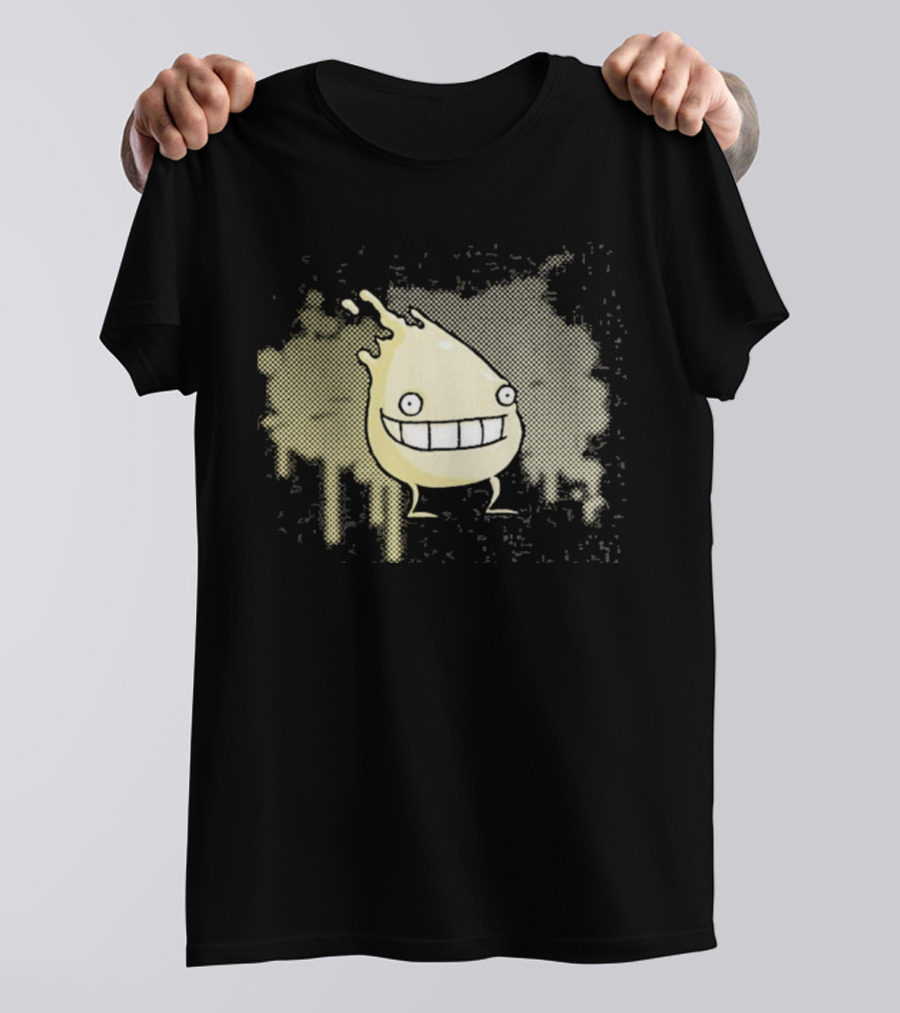 I'm Telling Smiling Blob With Wide Grin And Paint Splash T-Shirt