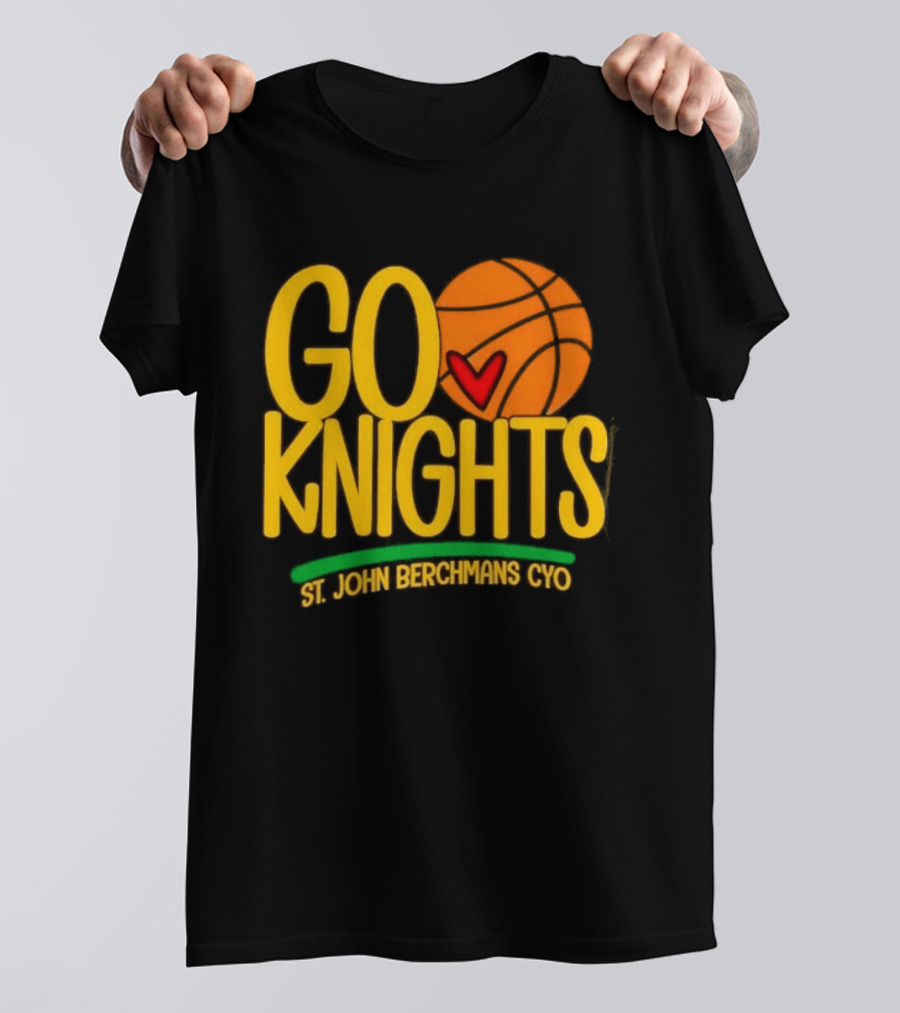 Go Knights St. John Berchmans CYO Basketball Pride T-Shirt
