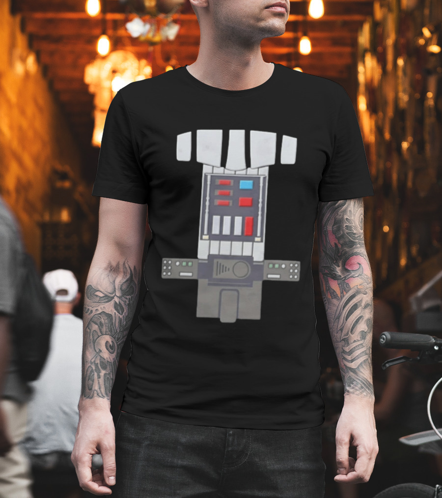 Star Wars Darth Vader Armor Chest Box Control Panel Suit Accessories T-Shirt