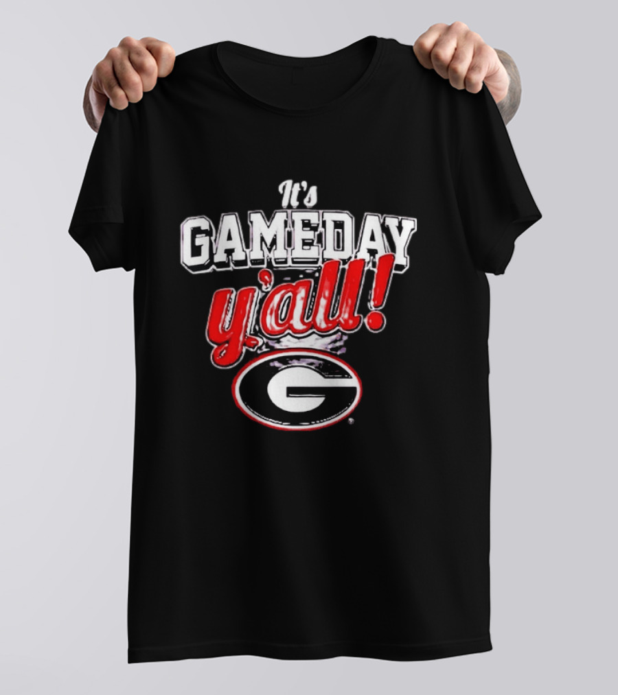 It's Gameday Y'all Georgia Bulldogs UGA Football T-Shirt