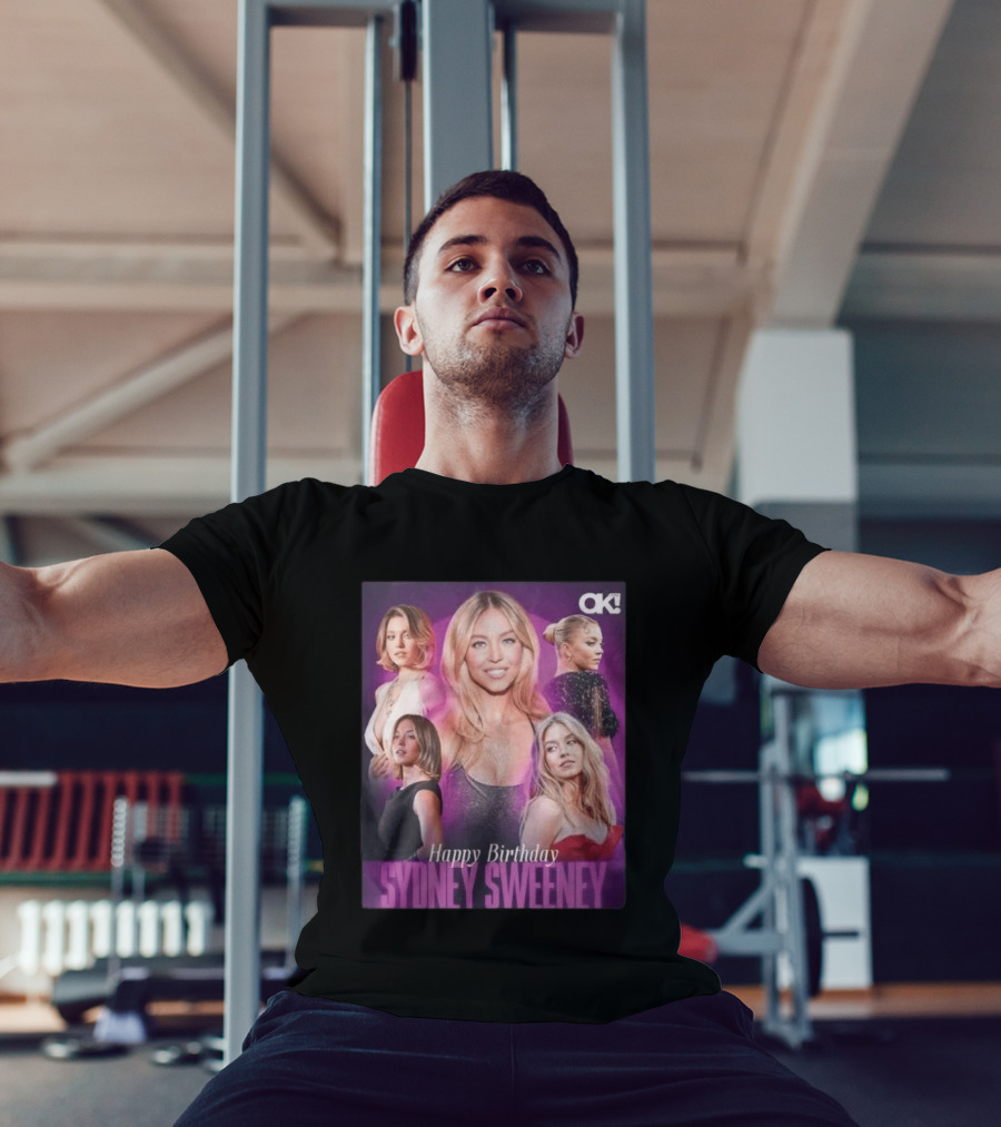Sydney Sweeney Happy Birthday Celebration OK! Magazine 2026 T-Shirt