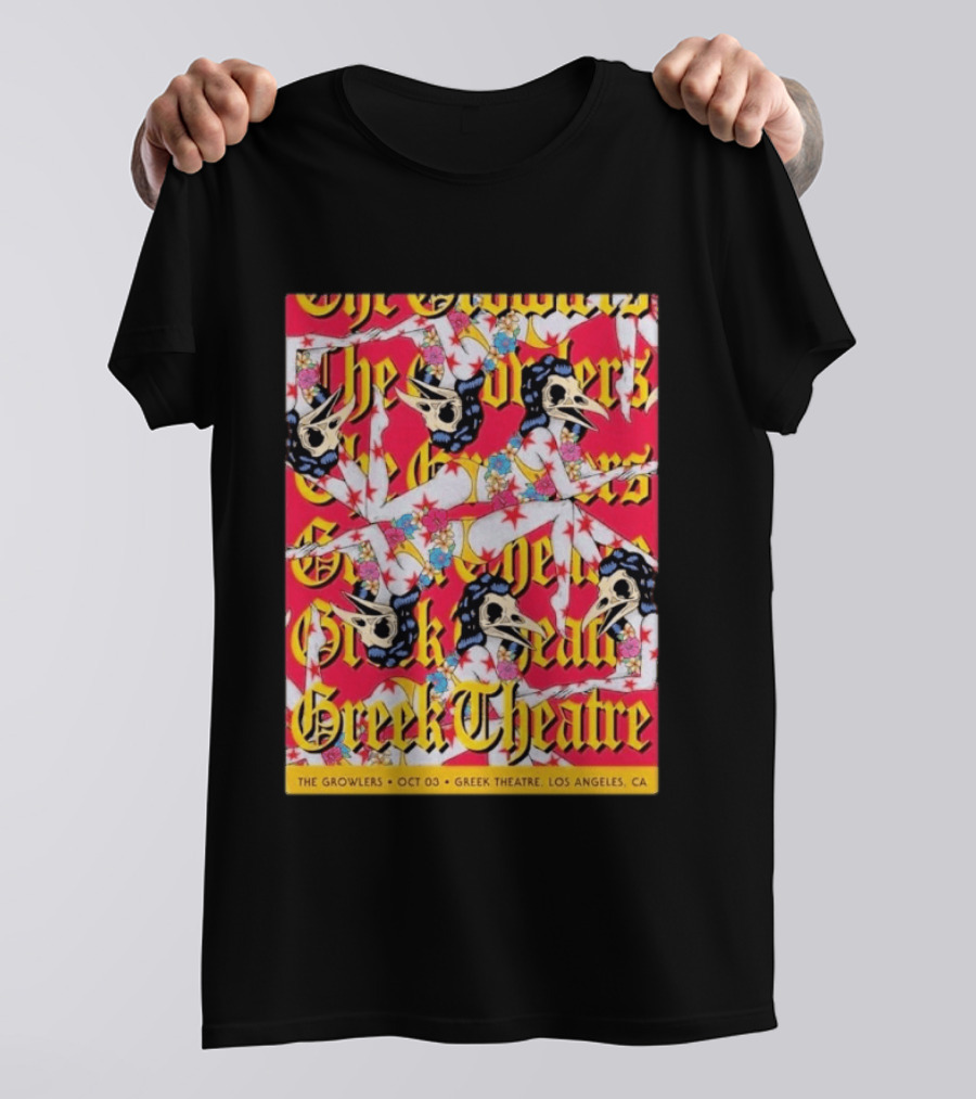 The Growlers Greek Theatre Los Angeles October 3 T-Shirt