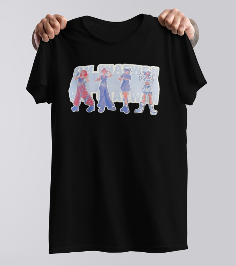 Kim Chaewon Le Sserafim K Pop Fashion Styles T-Shirt