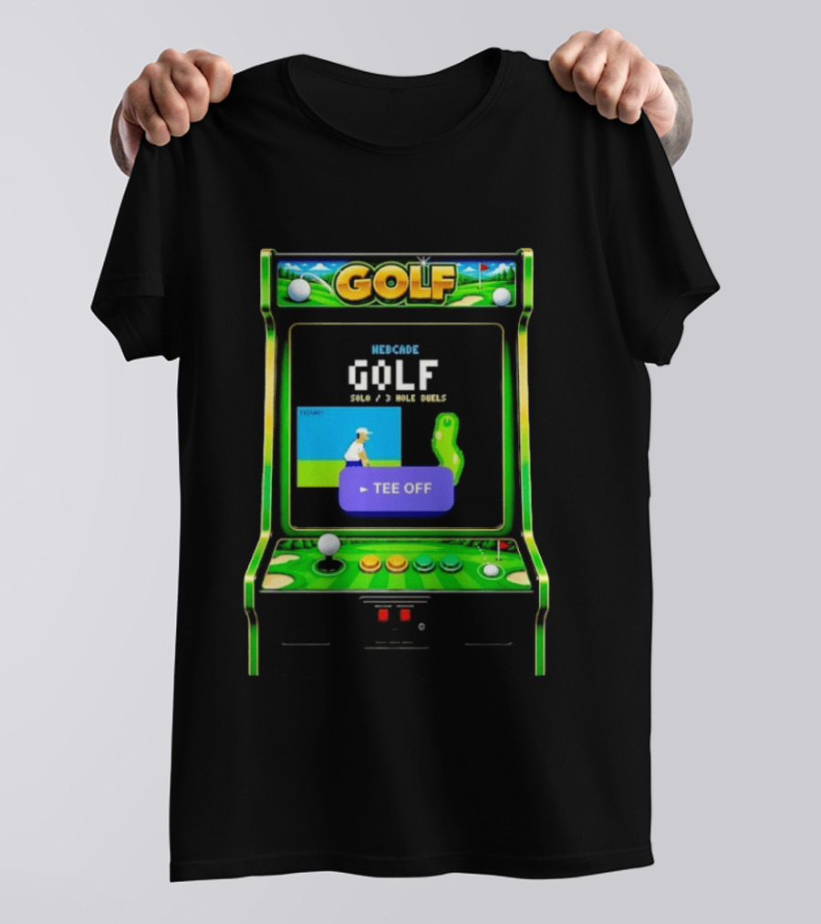 Webcade Golf Arcade Off Solo 3 Hole Duels T-Shirt