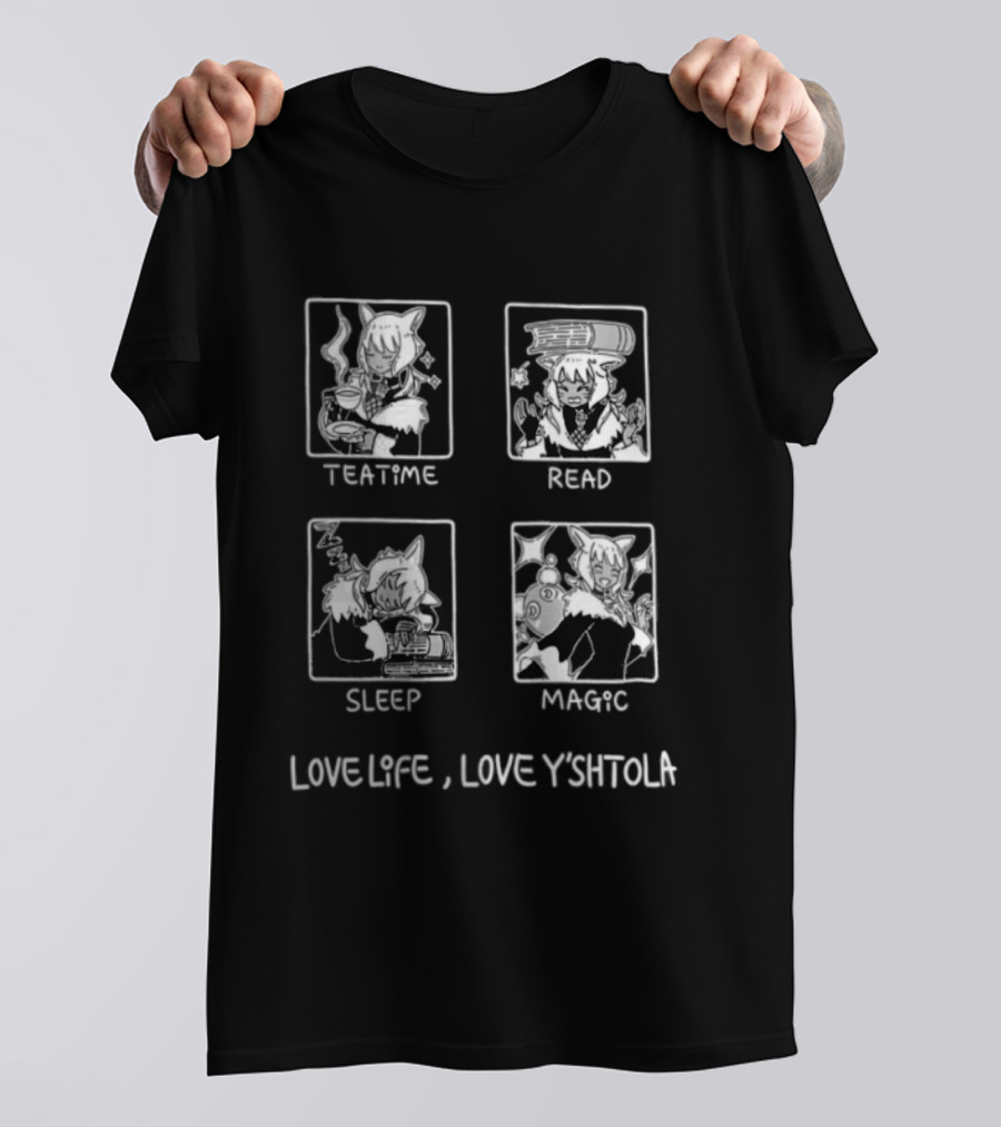 Yshtola Rhul Final Fantasy XIV Teatime Read Sleep Magic Love Life Love Yshtola T-Shirt