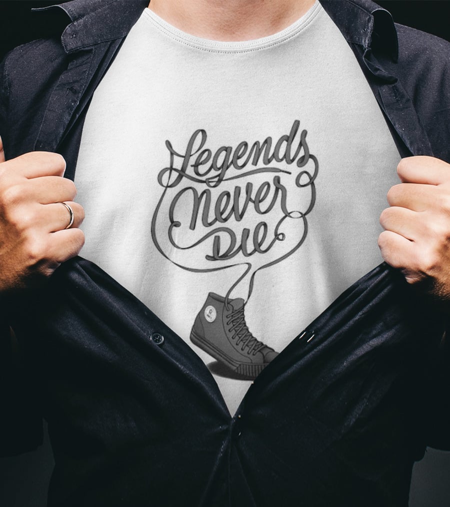 Legends Never Die High Top Classic Shoe T-Shirt