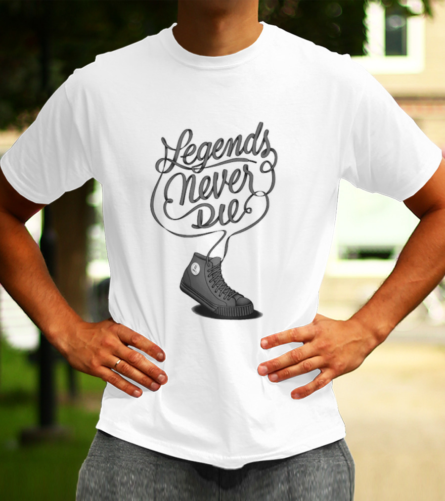Legends Never Die High Top Classic Shoe T-Shirt