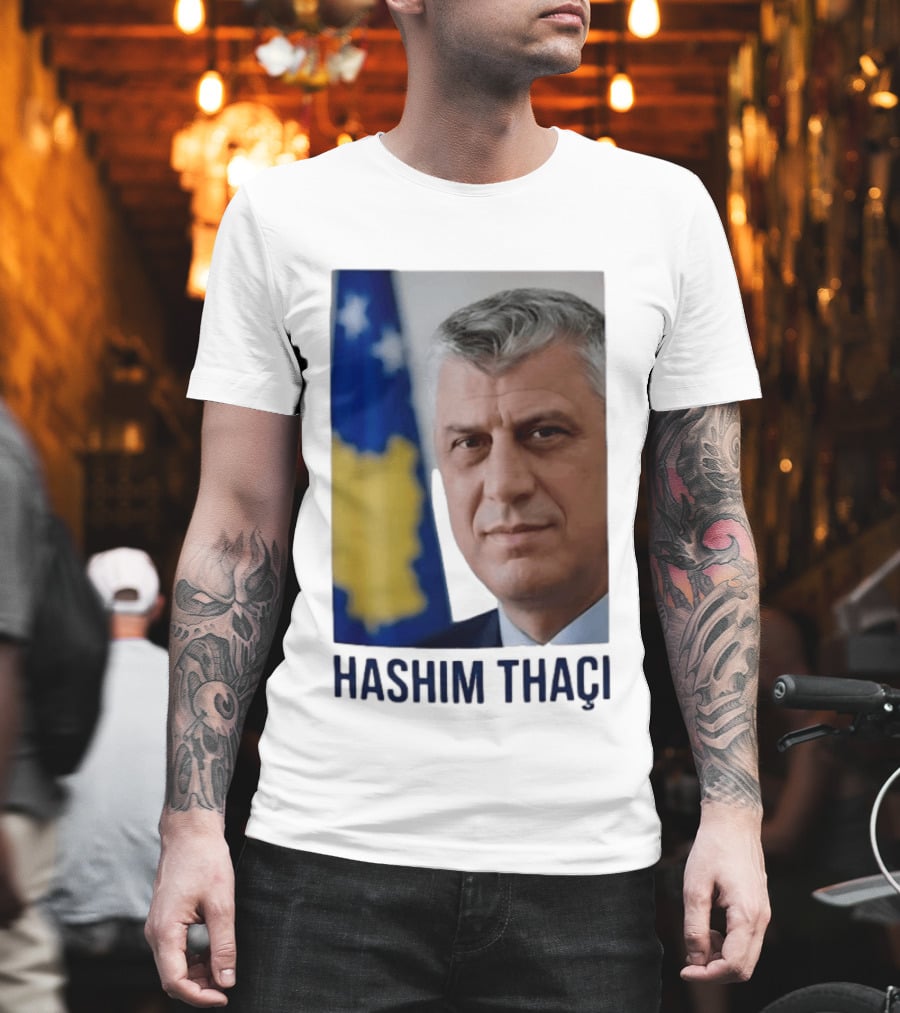 Hashim Thaci Kosovo Flag T-Shirt