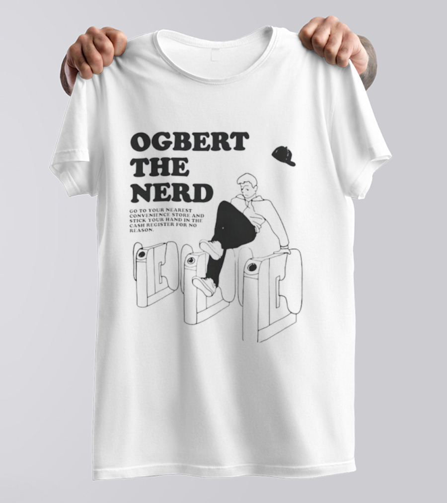 Ogbert The Nerd Convenience Store Cash Register Mischief T-Shirt