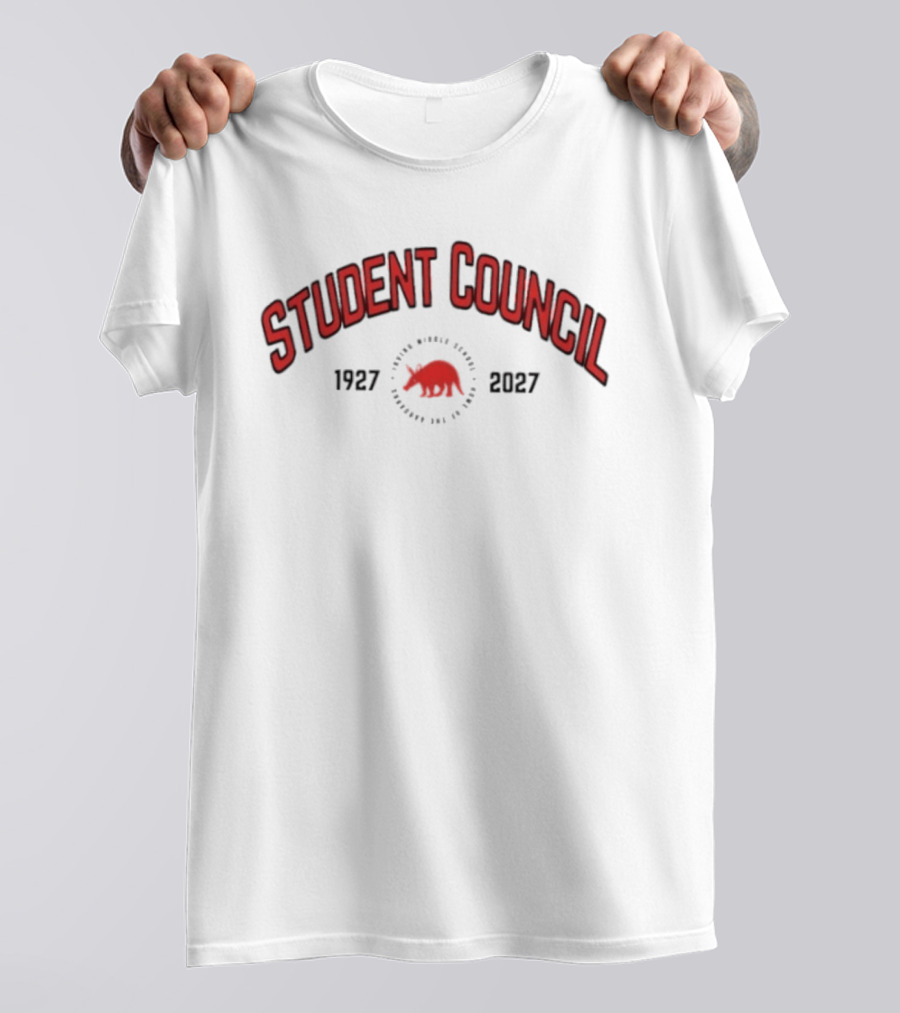 Irving Aardvark Student Council Centennial 1927 2027 T-Shirt