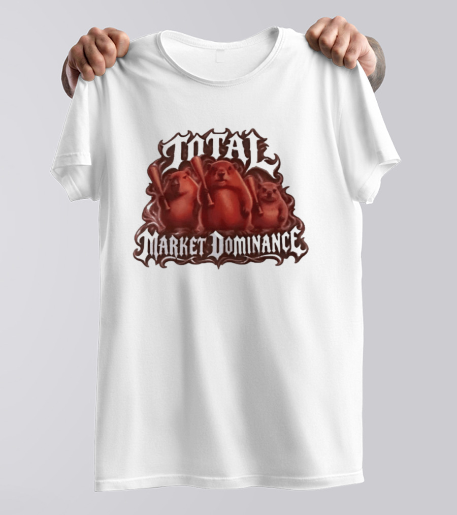Total Market Dominance Groundhog Baseball Bats T-Shirt