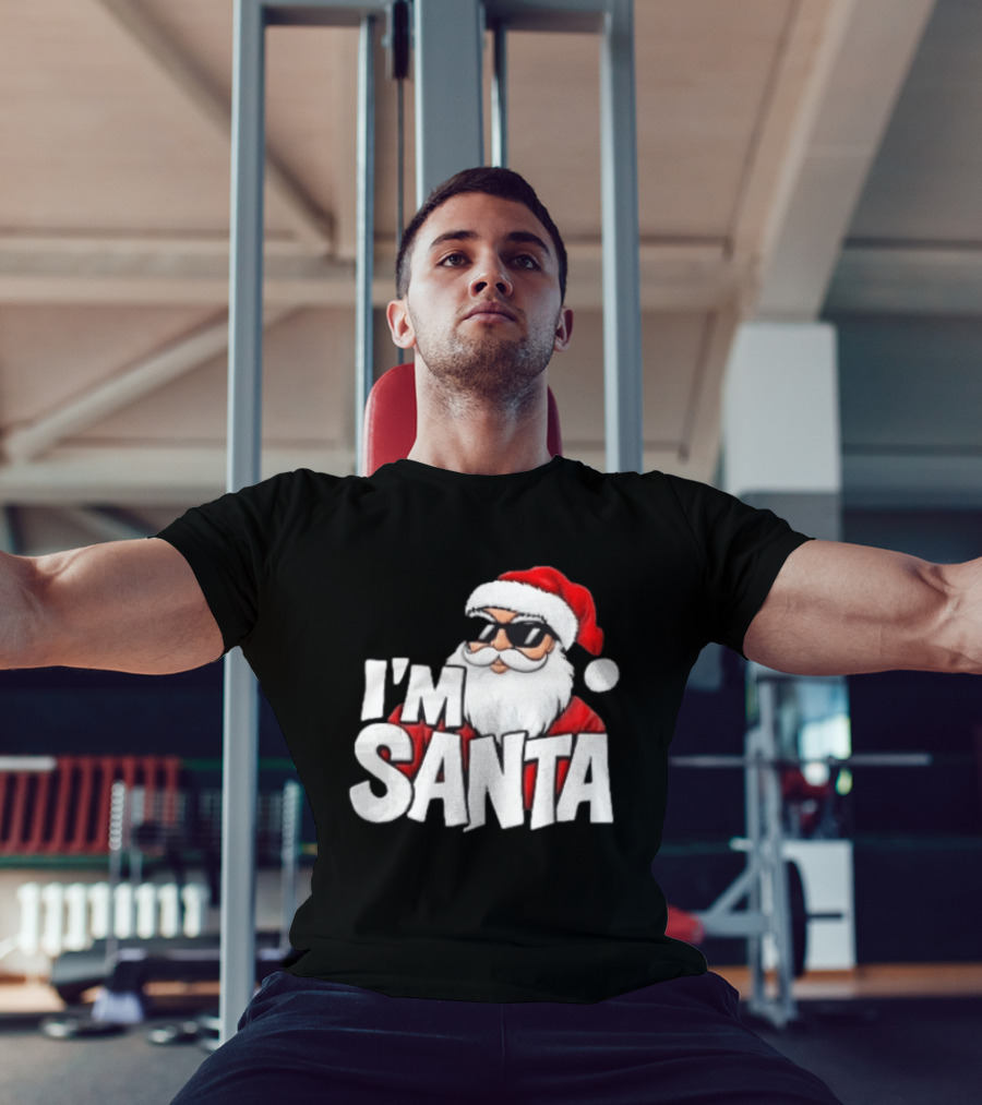 I'm Santa Sunglasses Cool Christmas Holiday T-Shirt