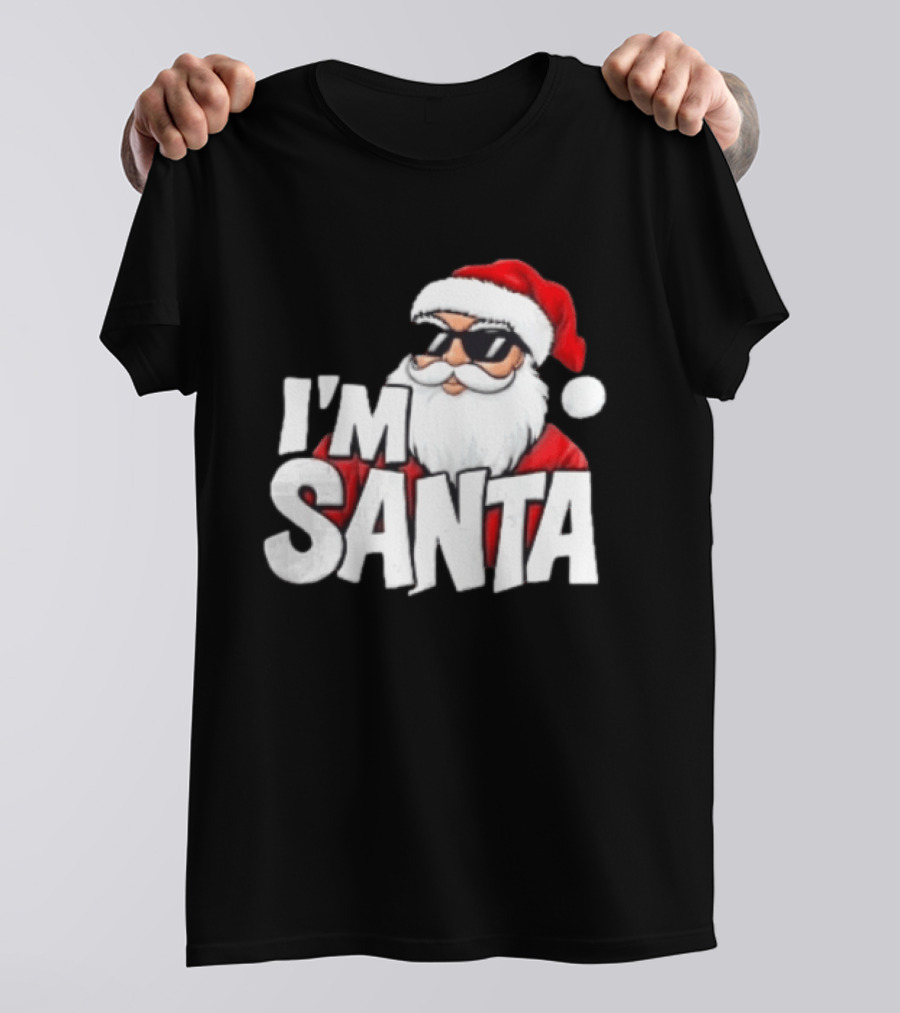 I'm Santa Sunglasses Cool Christmas Holiday T-Shirt