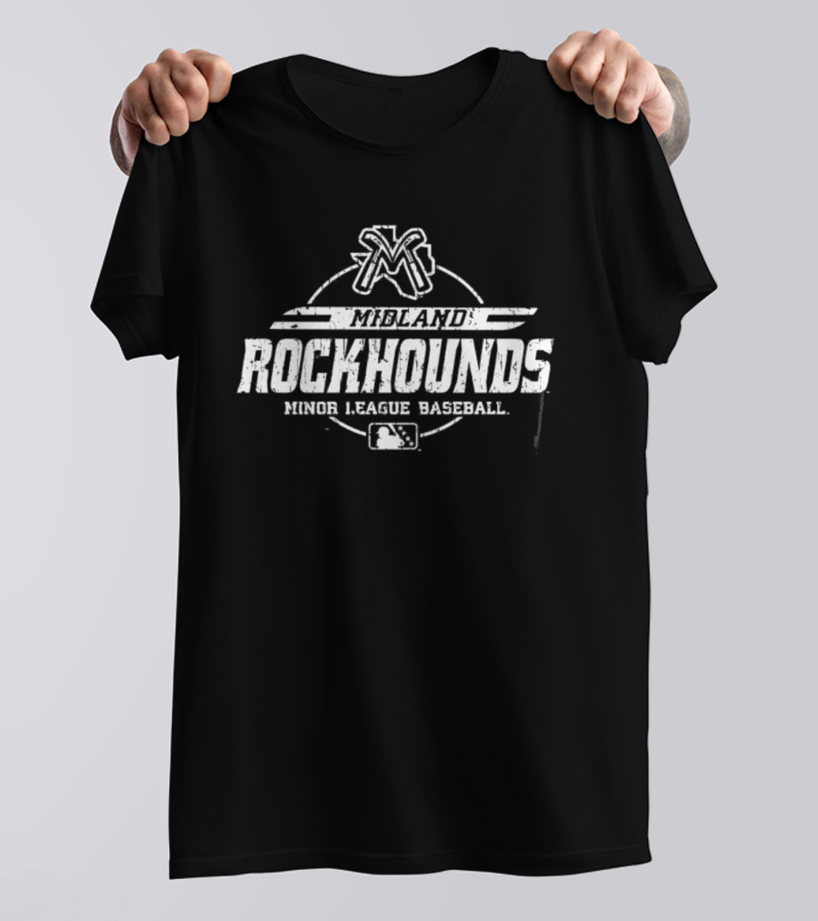 Midland RockHounds Minor League Baseball Distressed 1987 T-Shirt