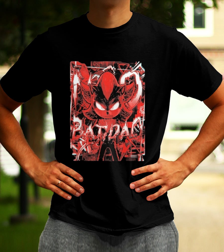 No Batidao Red Black Anime Character Energetic T-Shirt