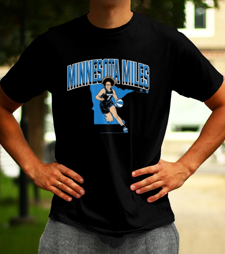 Minnesota Miles Basketball Player In Action T-Shirt