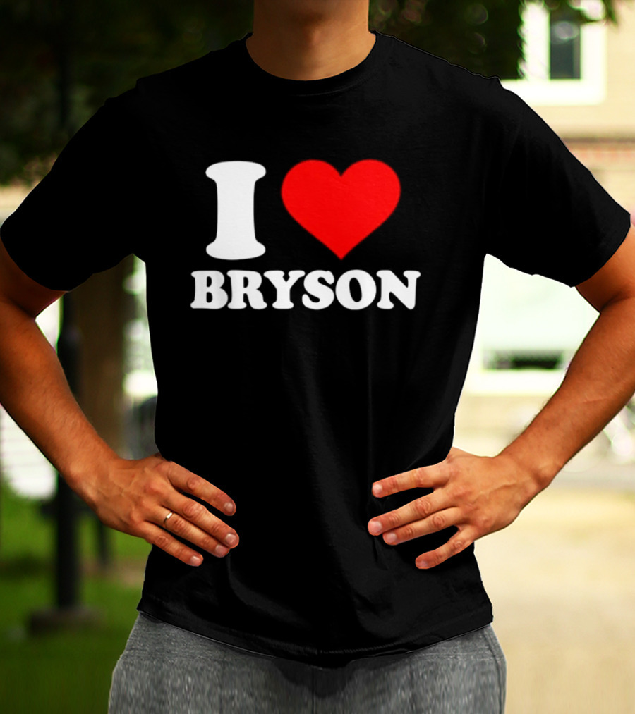 PGA Tour I Love Bryson Golf Professional Golfer T-Shirt