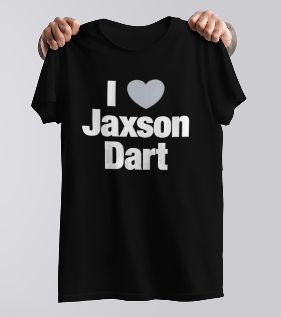 I Love Jaxson Dart New York Giants T-Shirt