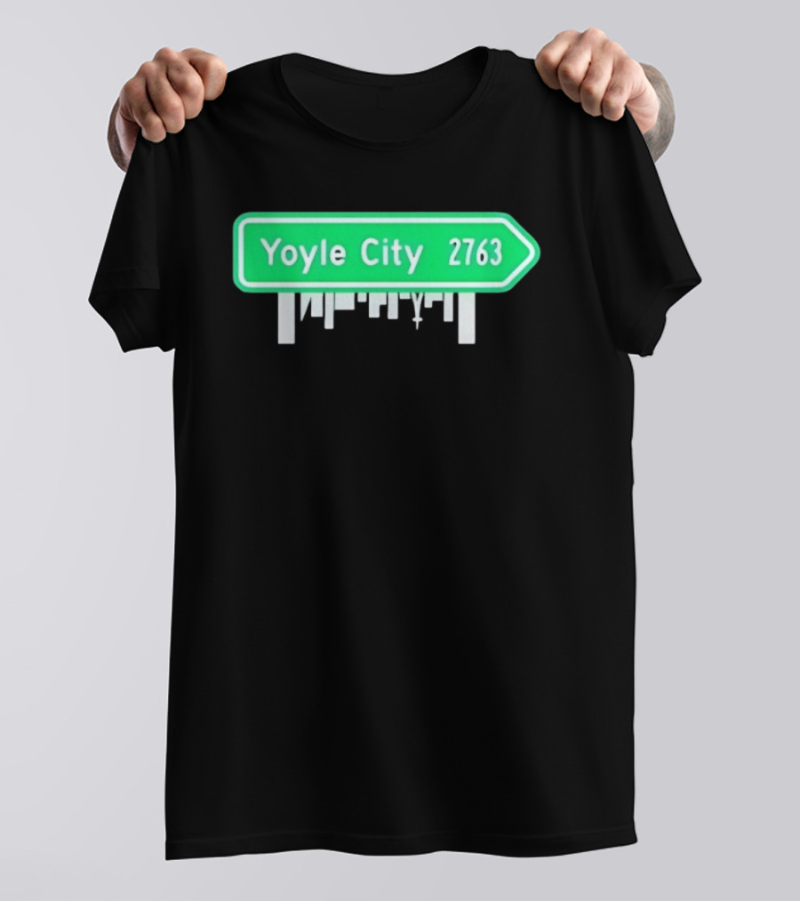 Yoyle City 2763 Road Sign Battle For Dream Island Series T-Shirt
