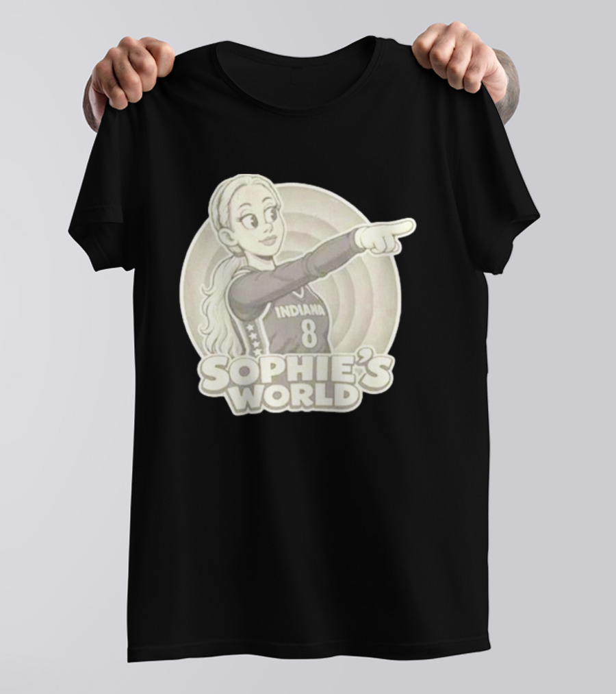 Indiana Fever Sophie's World 8 Basketball Swag T-Shirt