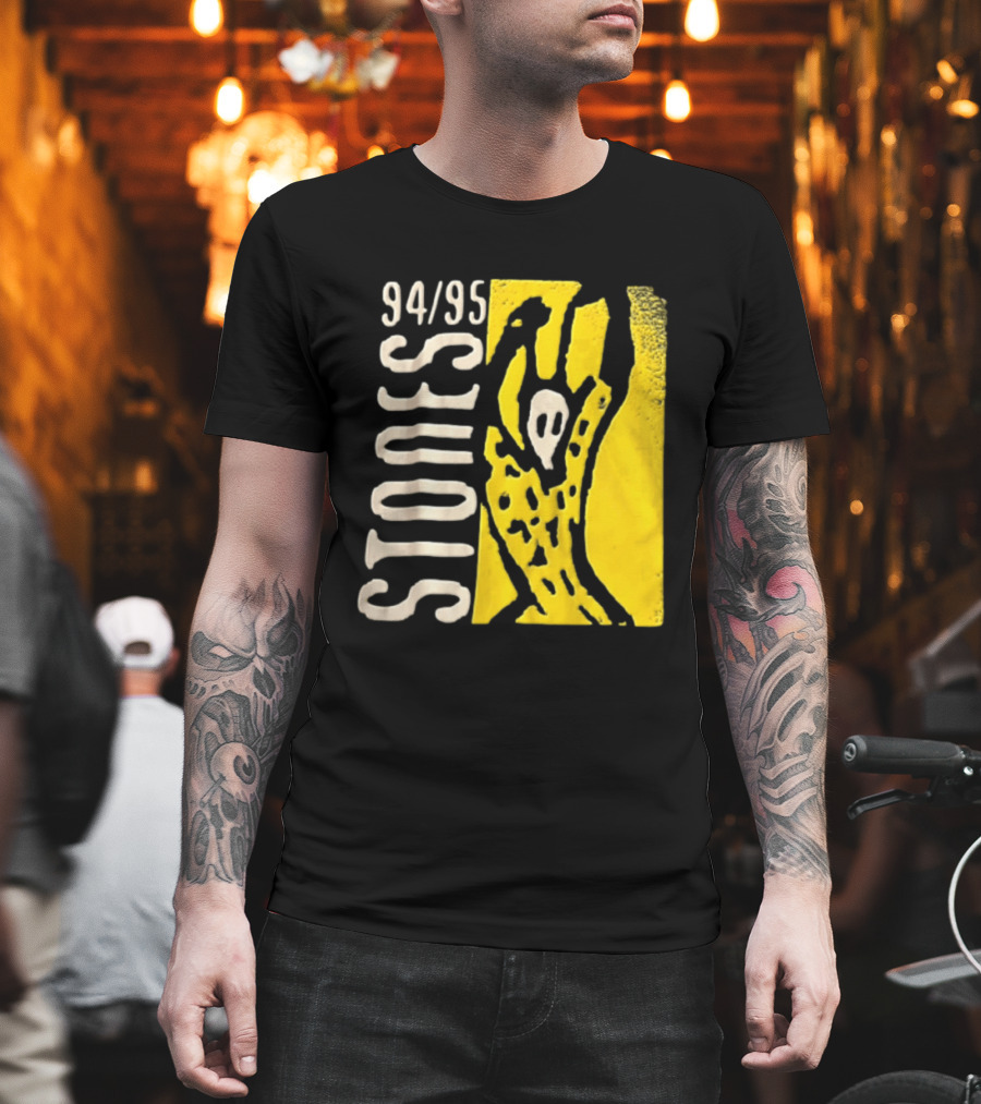 Stones 94 95 Yellow Voodoo Creature Sketch T-Shirt