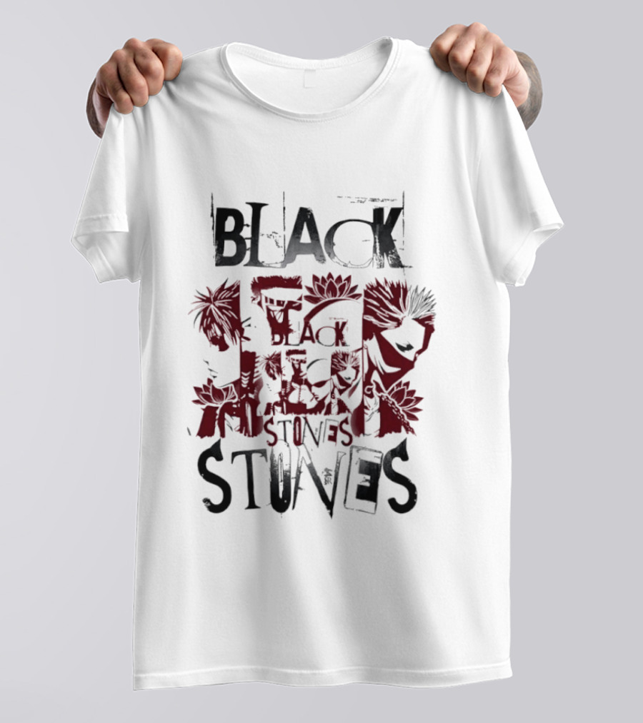 Black Stones Nana Anime Band Blast Manga Series T-Shirt