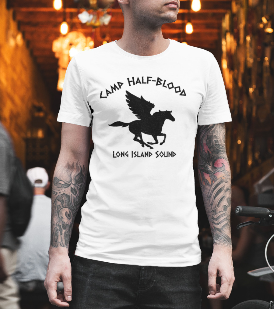 Camp Half Blood Pegasus Long Island Sound Halloween Costume T-Shirt