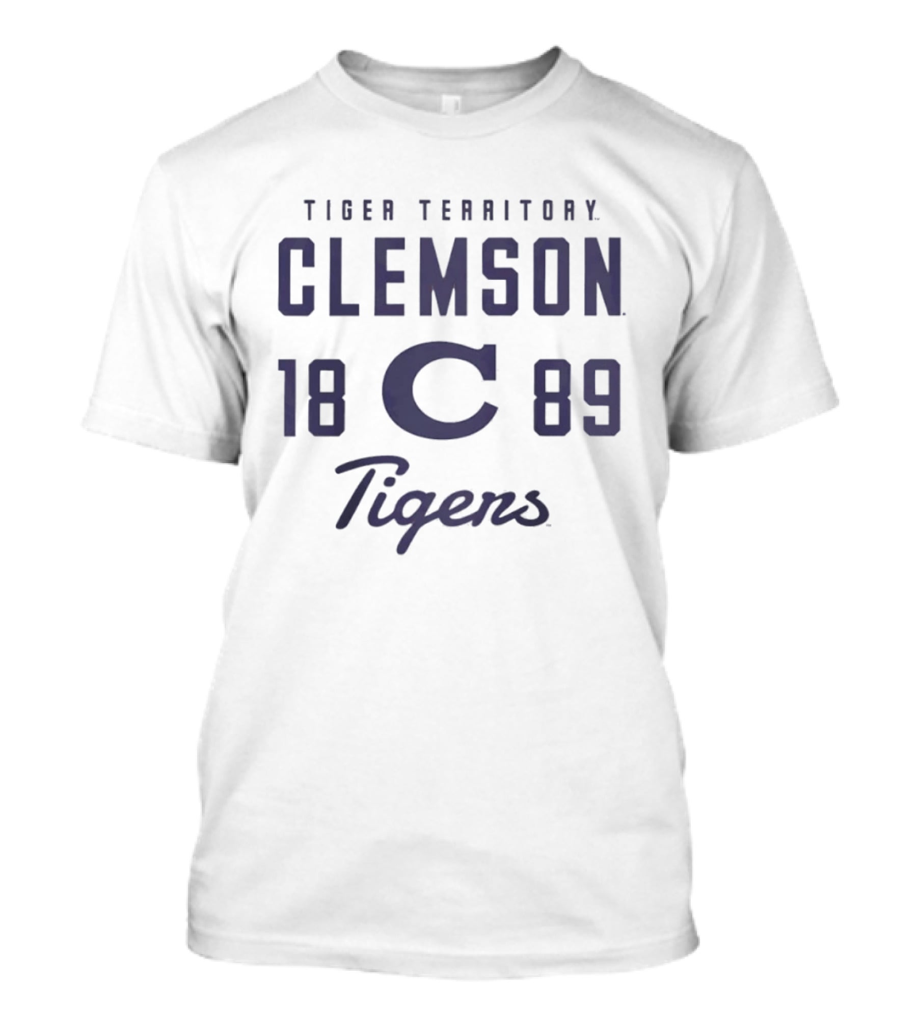 Tiger Territory Clemson Tigers 1889 College Football T-Shirt