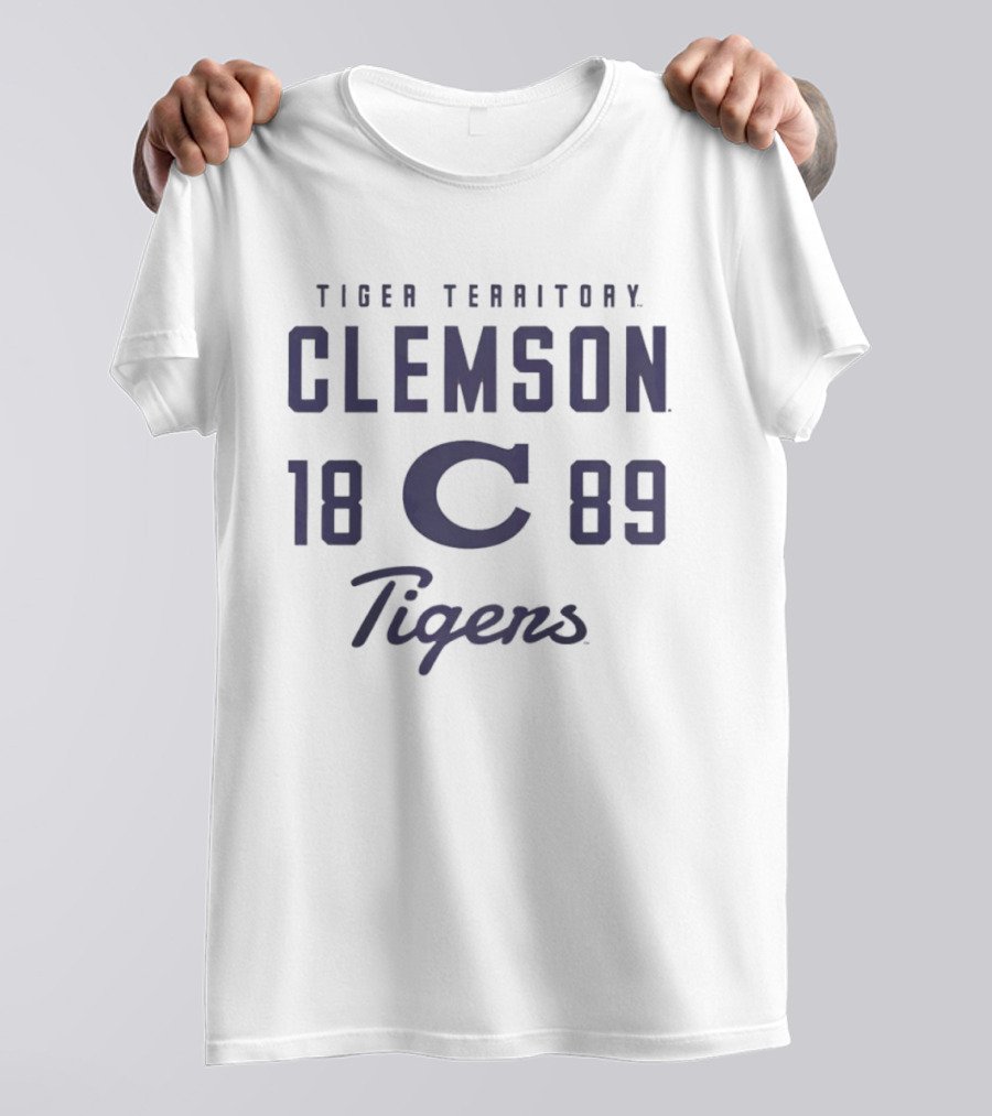 Tiger Territory Clemson Tigers 1889 College Football T-Shirt