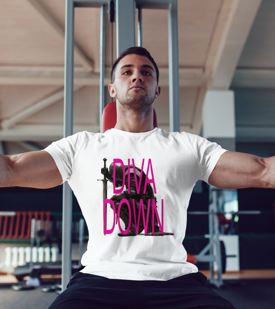 Diva Down Knight Sword Warrior Armor T-Shirt