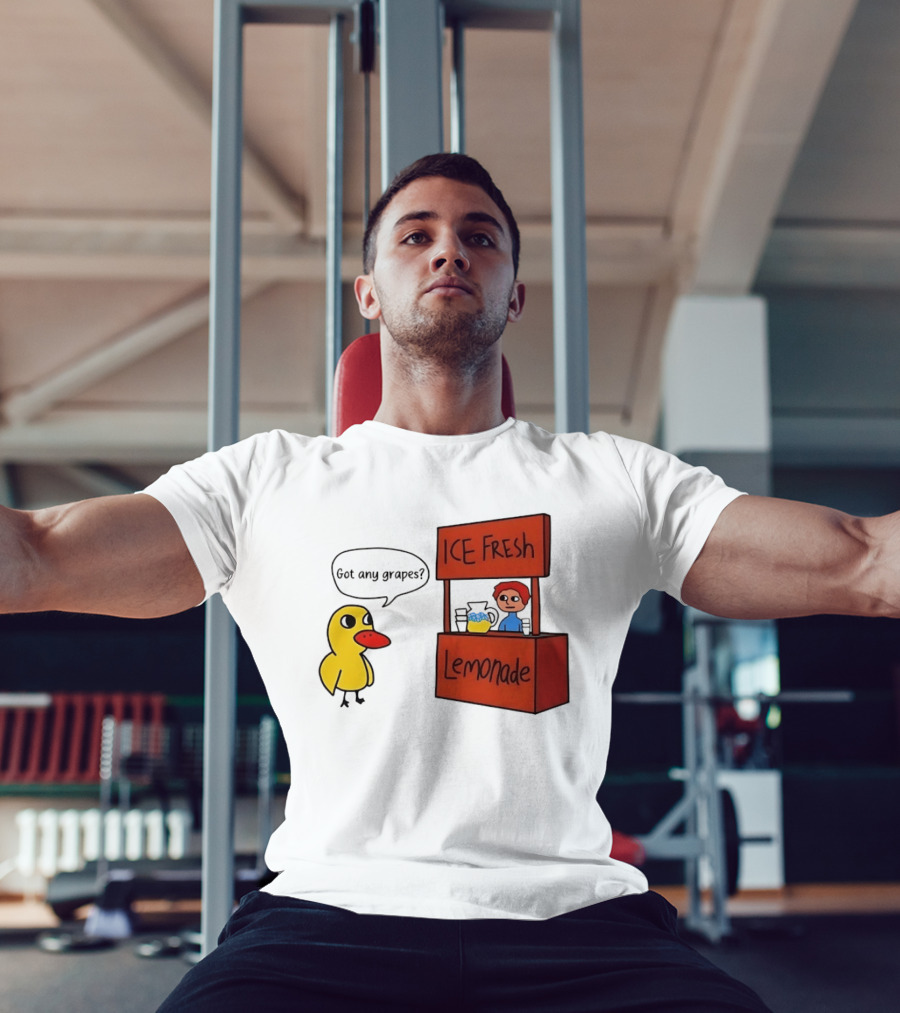 Got Any Grapes Duck Ice Fresh Lemonade Stand T-Shirt