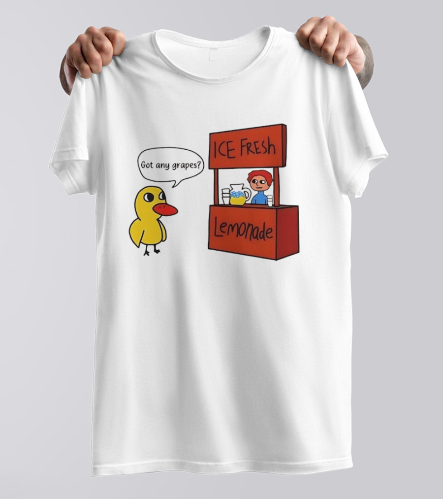 Got Any Grapes Duck Ice Fresh Lemonade Stand T-Shirt