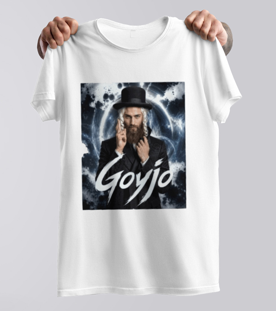 Goyjo Hasidic Top Hat Peys Mysterious Aura T-Shirt