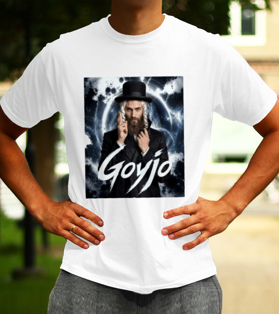 Goyjo Hasidic Top Hat Peys Mysterious Aura T-Shirt