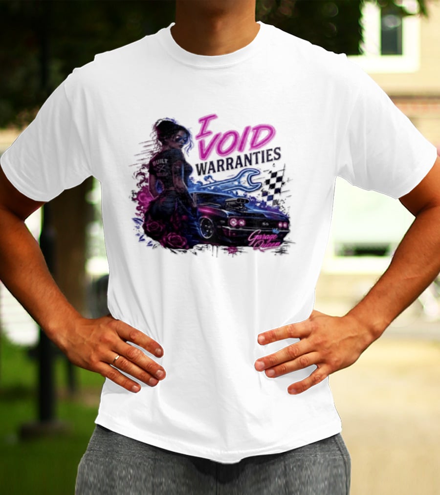 I Void Warranties Garage Queen Car Mechanic T-Shirt