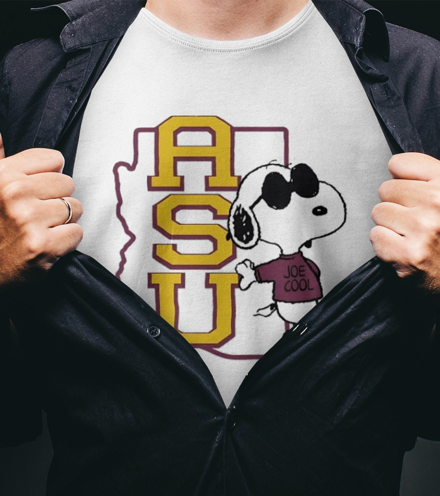 ASU Joe Cool Snoopy Arizona State University T-Shirt