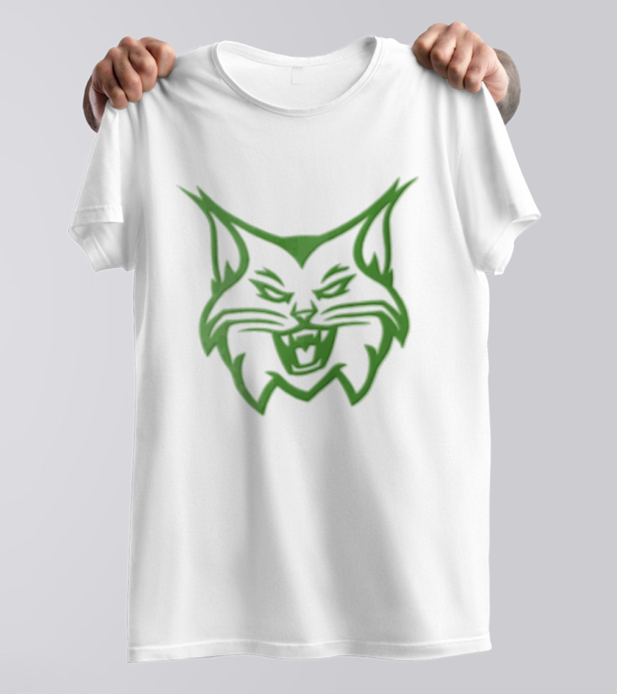 Kentucky Wildcats NCAA Green Snarling Cat Head T-Shirt