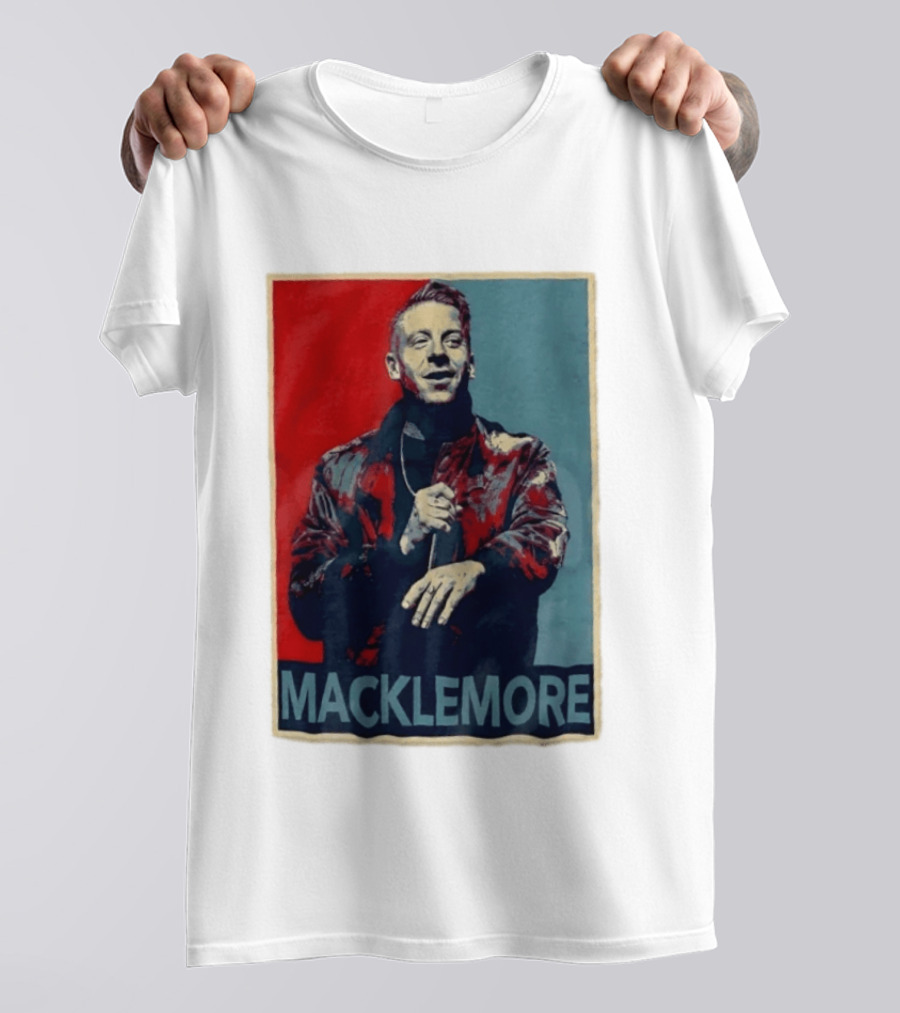Macklemore Music Icon Red Blue T-Shirt